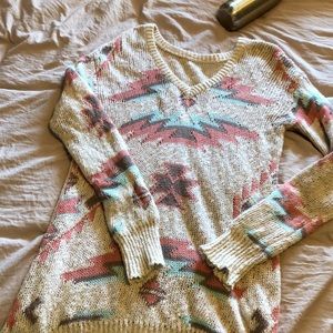 Free People Tribal sweater